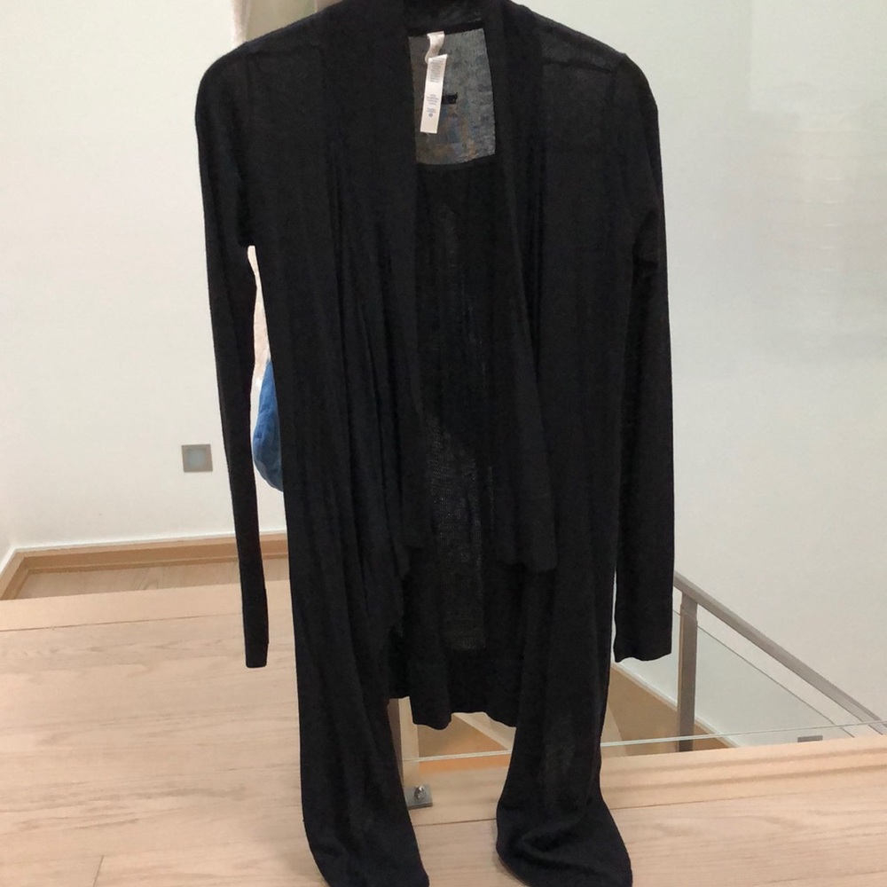 Soft open wrap cardigan